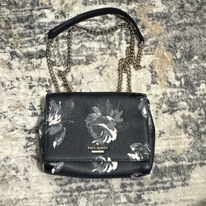 Navy Floral Kate Spade Crossbody Bag